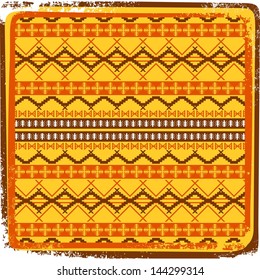 native pattern in color