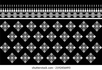 The native pattern design. This is a native pattern traditional geometric. Designed for the textile industry, background, carpet, wallpaper, clothing, ethnic fabric, and native pattern abstract.