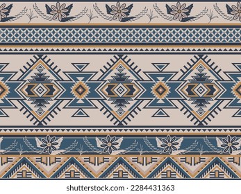 Native pattern Floral Floral american tribal indian ornament pattern geometric ethnic textile texture tribal aztec pattern navajo mexican fabric seamless Vector decoration carpet batik  aztec fashion