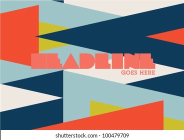 Native Pattern Layout Graphic Design Poster Background