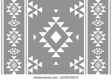 Native pattern tribal indian ornament pattern geometric ethnic textile texture tribal aztec pattern navajo mexican fabric seamless vector decoration fashion