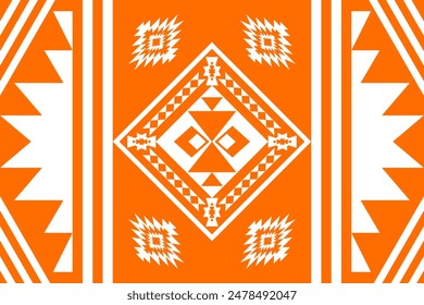 Native pattern tribal indian ornament pattern geometric ethnic textile texture tribal aztec pattern navajo mexican fabric seamless vector decoration fashion