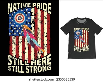 Native Pride Still Here Still Strong T-Shirt vector, Native pride men, American Indian shirt, Native Inspired Tee, Screen print t shirt