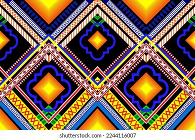 Native retro Geometric Traditional pattern. Ethnic geometric oriental traditional African American style. Designs for fabric, Clothing, Abstract, Background, Backdrop, Decoration, Tribal decor, vector