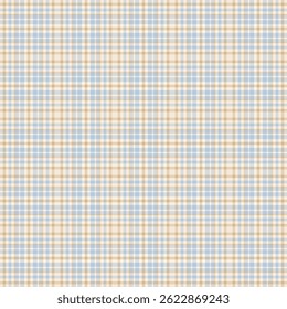 Native seamless textile vector, underwear check tartan texture. Graphic pattern fabric plaid background in light and sea shell colors palette.