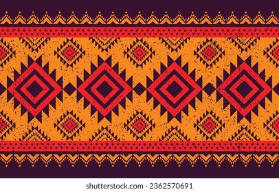 Native symbols pattern design. Design for background, wallpaper, fabric, clothing, rug, scarf, curtain. Geometric ethnic pattern print. Patterns for home Decorative. Native background. Navajo motifs.