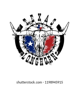 Native Texas Longhorn Logo