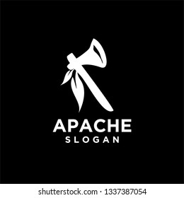 native tomahawk logo icon designs vector illustration template
