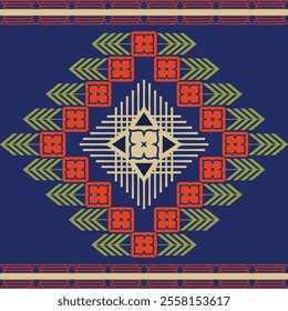 Nativo tribal simetria étnica gráfico papel de parede tapete áfrica padrão floral.