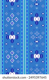 Patrones de tela nativa y tribal que han sido adaptados para su uso en la moda. Ropa apropiada y decoración del hogar