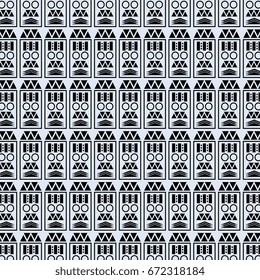 native tribe ancient aztec american navajo maya apache pattern theme