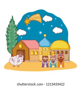 nativity christmas cartoon
