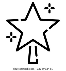 Nativity Star Illustration Icons for web, app, infographic, etc