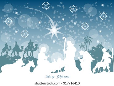 Nativity Under the Snow