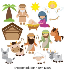 Nativity vector illustration