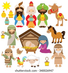 Nativity vector illustration