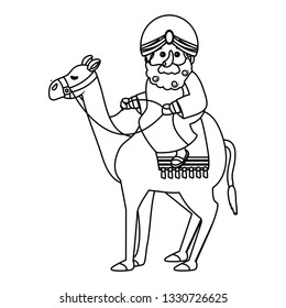nativity wise man cartoon