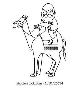 nativity wise man cartoon