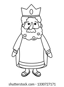 nativity wise man cartoon