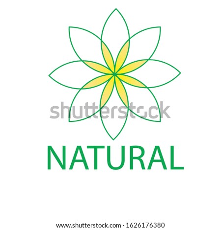 The Natrual Vektor simple logo