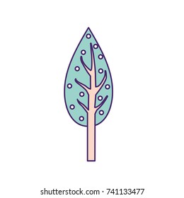natual and ecological tree with branches plant