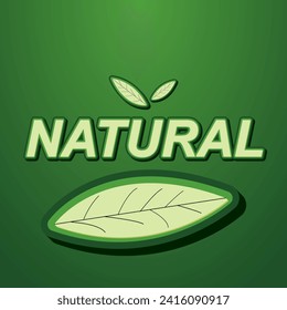 natural 3d editable text effect