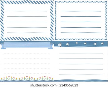 Natural 5 line message card