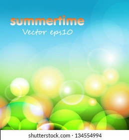 natural abstract background with bokeh