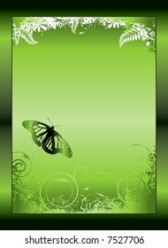 natural abstract background with a floral theme and copy space