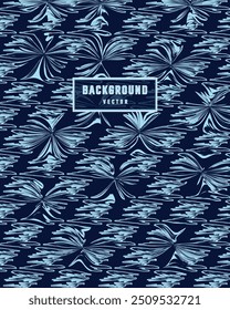 Natural abstract background pattern design for blue sport jersey