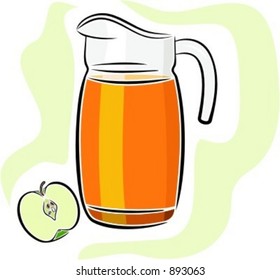 Natural apple juice.