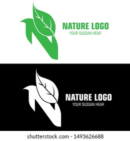 Natural Art Vector Logo Design