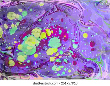natural artwork ebru texture, exotic abstract background 