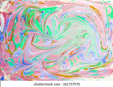 natural artwork ebru texture, exotic abstract background 