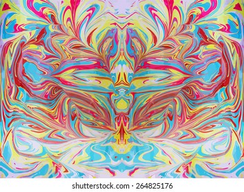 natural artwork ebru texture, exotic abstract background 