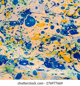 natural artwork ebru texture, exotic abstract background 