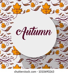 natural autumn weather season leaves background