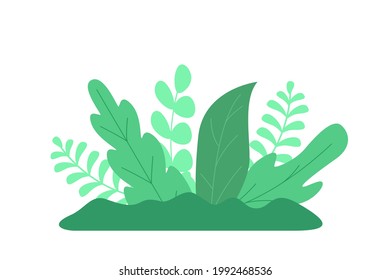 Fondo natural de hojas abstractas de color. Ilustración del vector