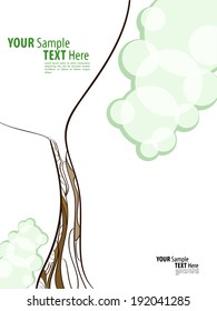 natural background of tree