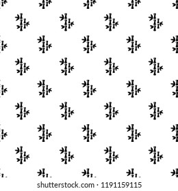 Natural bamboo pattern vector seamless repeating for any web design