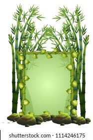 A Natural Bamboo Wooden Frame illustration