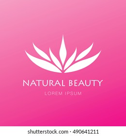 Natural beauty logo design