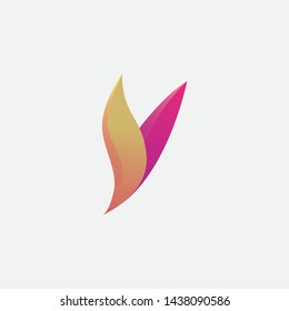natural beauty logo template.elegant logo for beauty