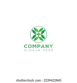Diseño del logotipo del vector de belleza natural