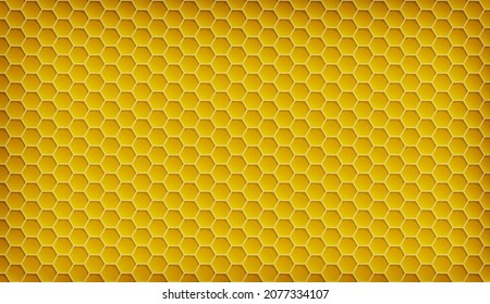 Natural bee honeycomb hex background