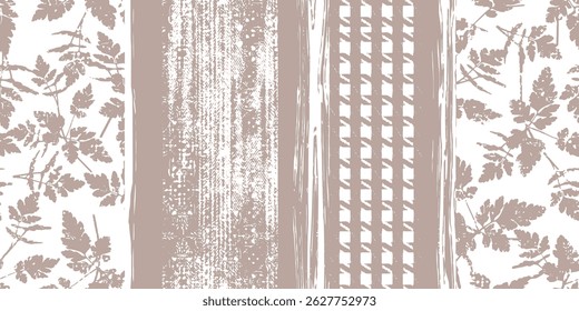 fundo de borda de textura de linho francês bege natural. padrão de fibra de linho de cru velho sem costura. fio orgânico fechar tecido tecido fita faixa de acabamento banner. embalagem de pano de saco, borda de tela. eps10 vetor