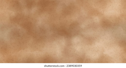 Natural beige matte suede seamless texture. Reverse side of leather. Realistic vector illustration. Deerskin background