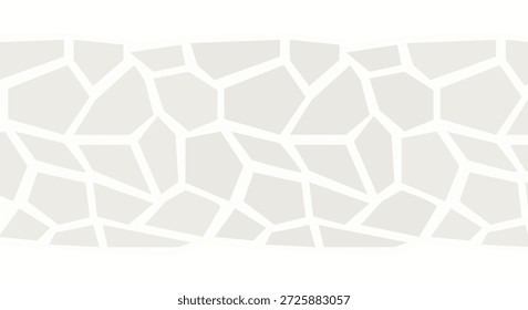 Natural beige stone seamless pattern. Pedestrian walkway. Paved yard. Sandstone garden textured design. Cloud-dancer - 2026 colour of the yaer. Vector.