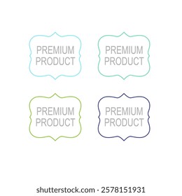 NATURAL BIO ECO PRODUCT BADGE SIGN SYMBOL VECTOR