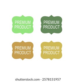 NATURAL BIO ECO PRODUCT BADGE SIGN SYMBOL VECTOR